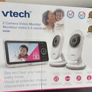 V-Tech VM350-2 Video Baby Monitor with 2 Cameras